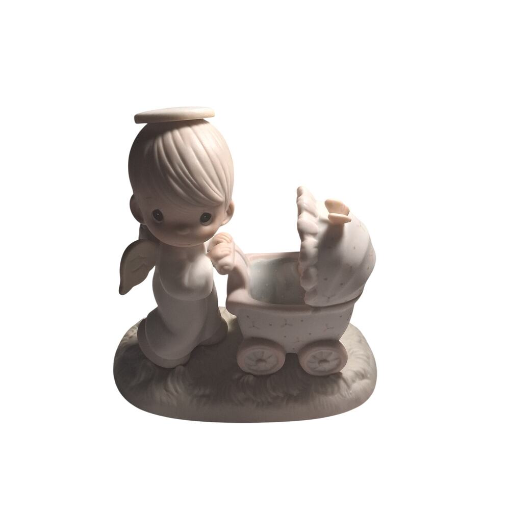 Precious Moments Baby's First Trip #16012 1985 Enesco Figurine Original Box